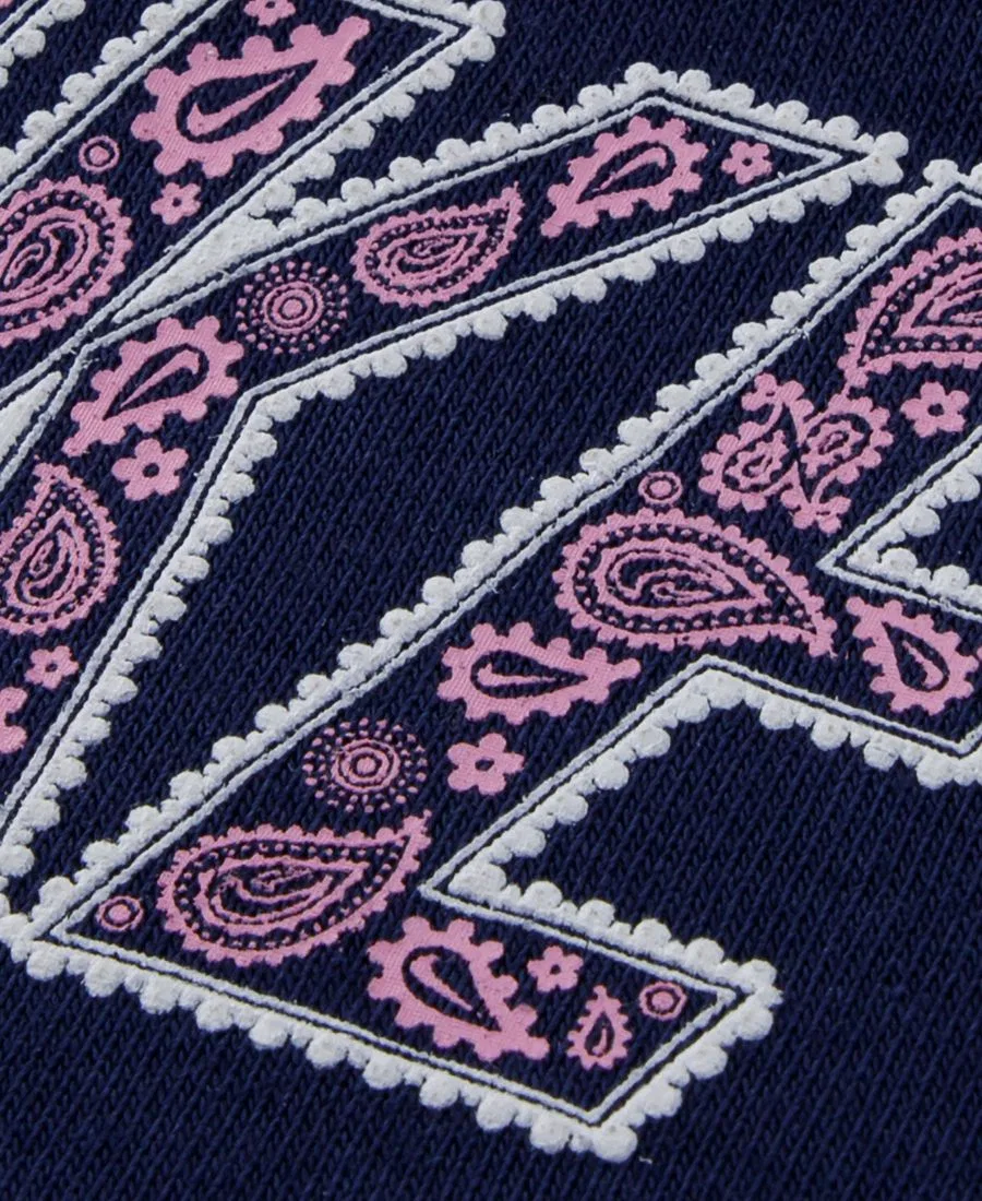 Комплект из свитшота и широких брюк Nike Retro Remix, Pink Rise/Navy — фото 4