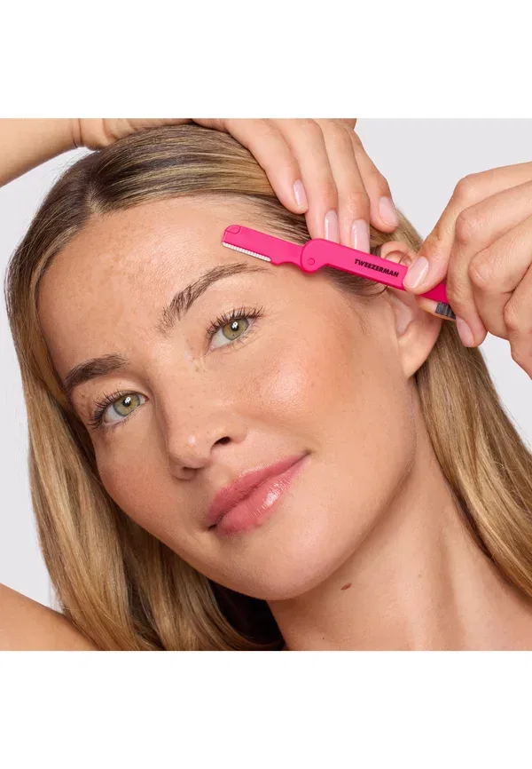 Набор для коррекции бровей Mini Brow Rescue Kit, Tweezerman, Pink — фото 4