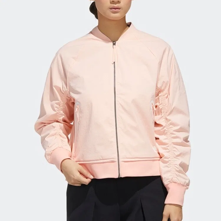 Куртка бейсбольная Adidas, Hazy Coral Powder — фото 2