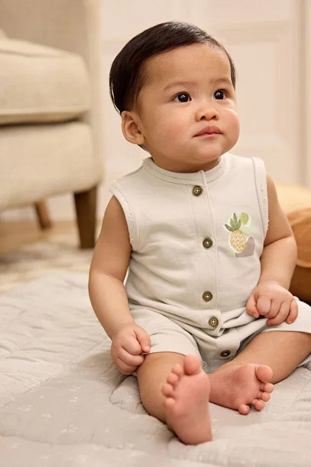 Детское боди-комбинезон с принтом Next Baby, Multicolor — фото 3