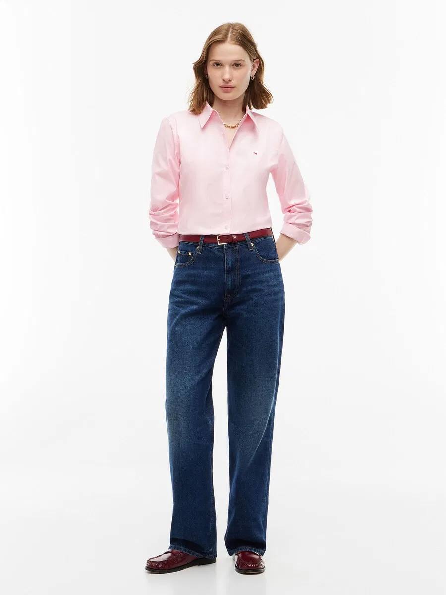 Блузка TOMMY HILFIGER цвета розового — фото 4