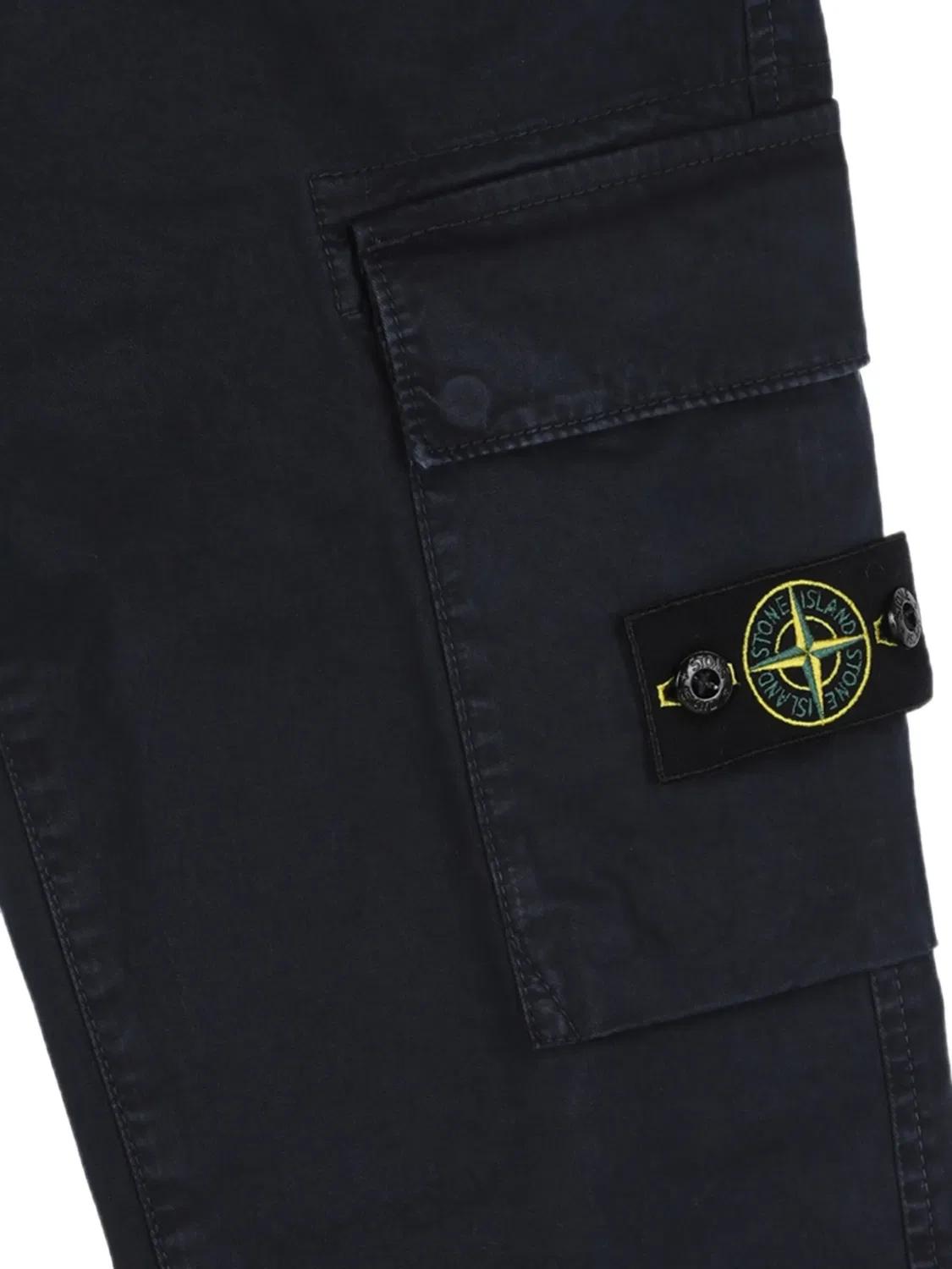 Брюки карго с нашивкой Compass Stone Island Junior, синий — фото 4