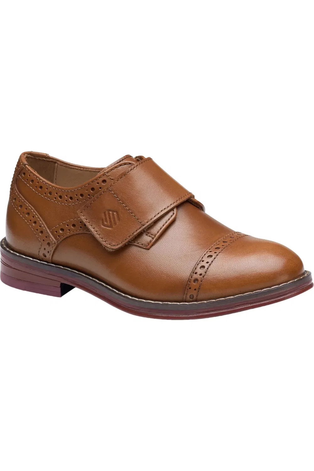 Детские туфли монки с мыском Cap Toe Conard Johnston & Murphy, Tan Full Grain