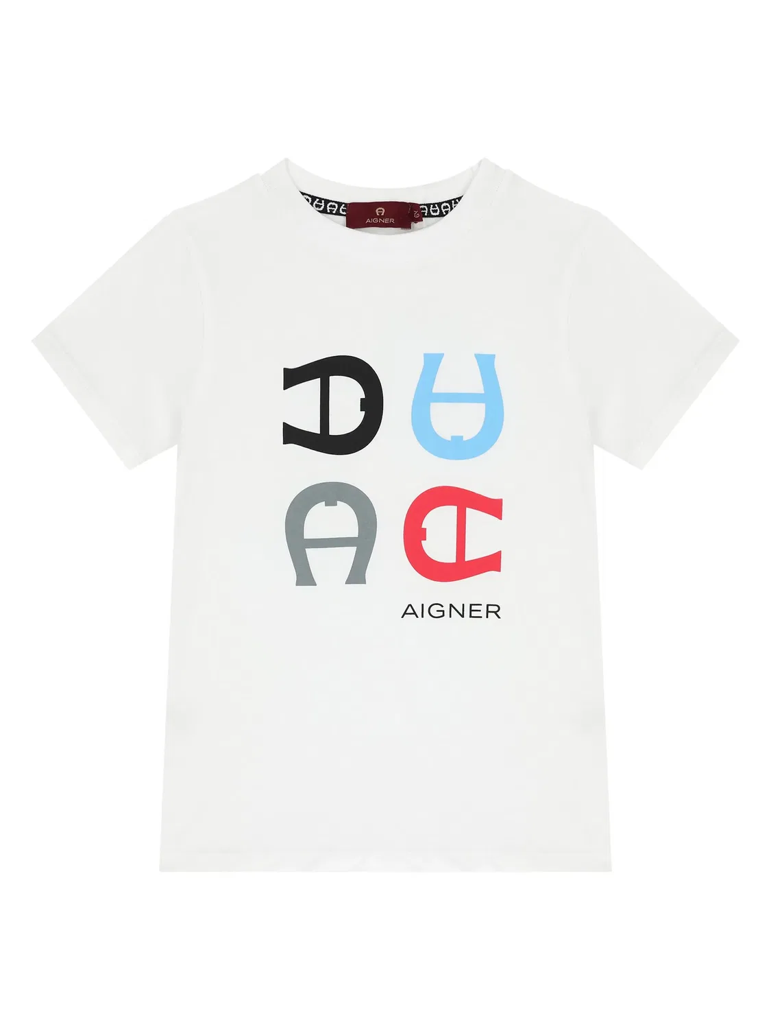 Футболка с принтом логотипа Aigner, белый