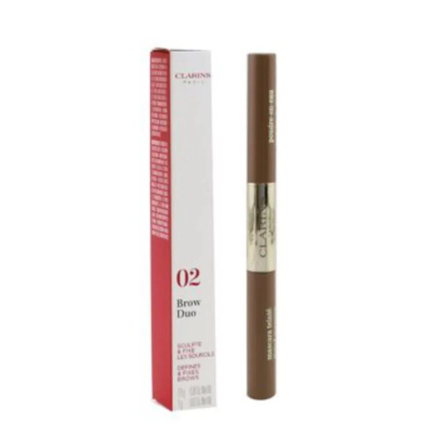 Дуэт для бровей с карандашом и тинт-маскарой Brow Duo Clarins, # 02 Auburn — фото 2