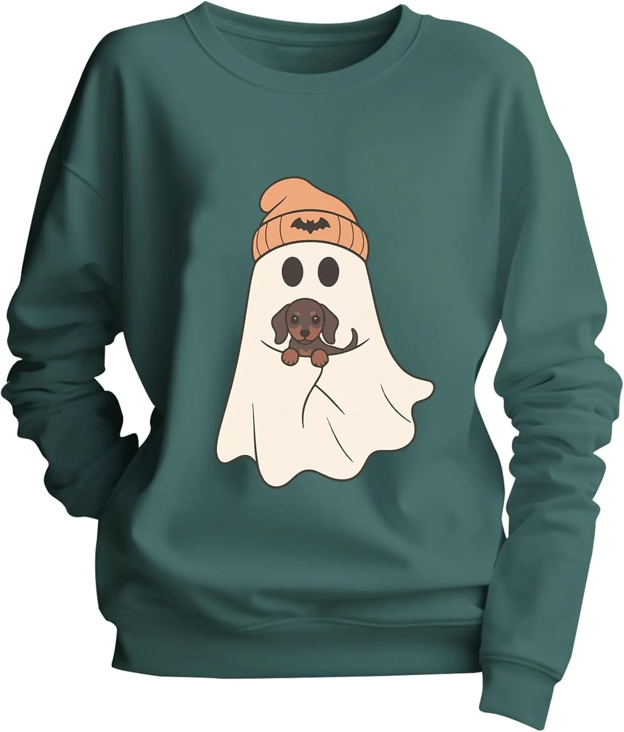 

Толстовка Dachshund Halloween с длинным рукавом Yuisi Doxn