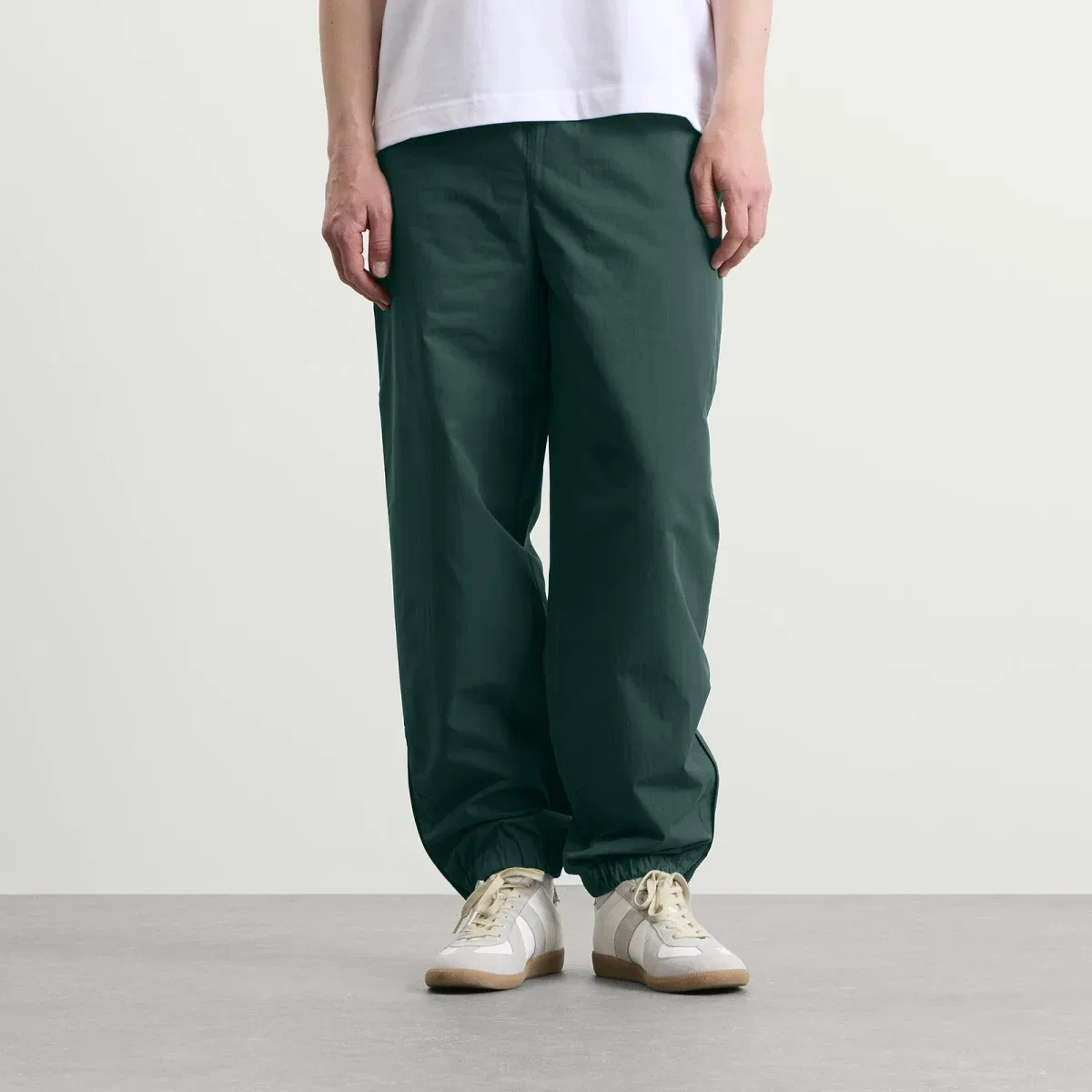 Штаны спортивные Adc cotton nylon trackpants Ami Paris, Vert Sapin — фото 2