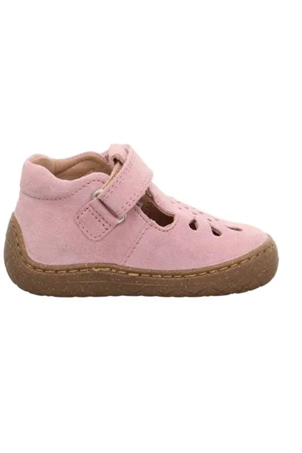 Детские туфли для девочек с широкой колодкой Saturnus wide wide pattern Superfit, Pink Suede — фото 3