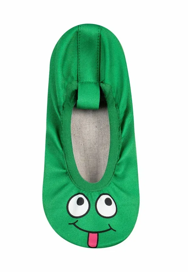 Балетки с принтом Bedruckt 1er pack ballet pumps S.Oliver, Fern Green, зеленый — фото 2