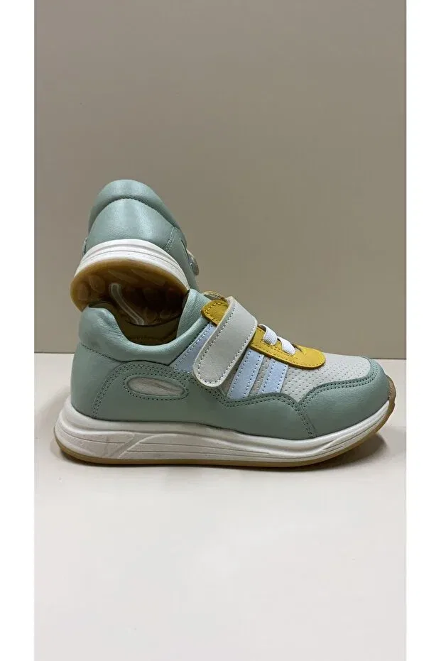 Детские спортивные туфли для девочек без каблука Eren Premium, Khaki — фото 2