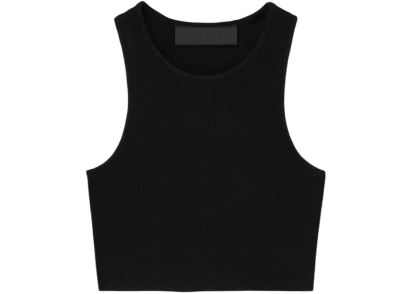Женский топ-майка без рукавов Fear of God Essentials, Jet Black