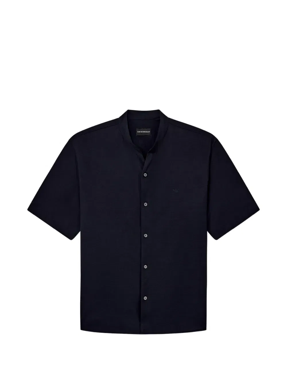 Рубашка с короткими рукавами Emporio Armani, синий