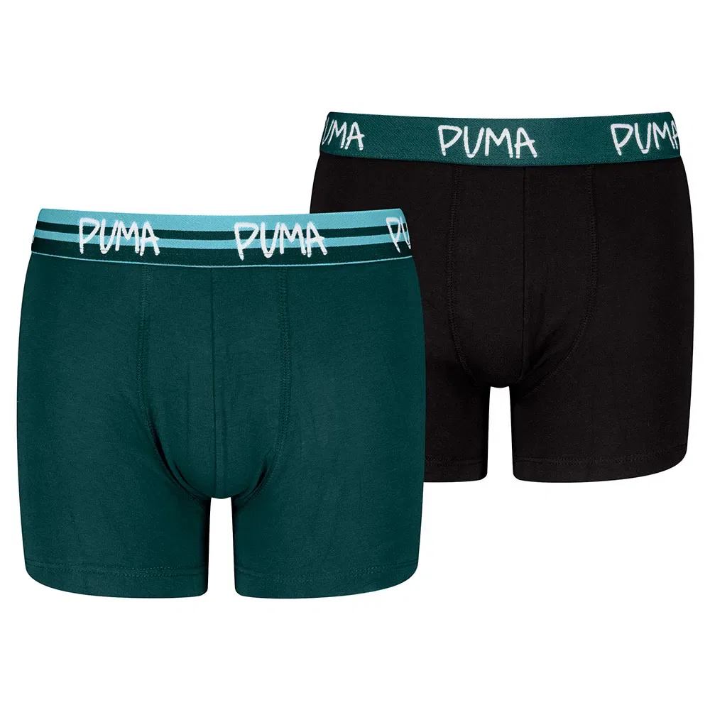 Боксеры Puma, 2 шт, зеленый