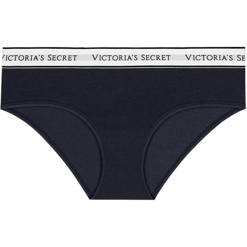 Victoria's Secret Трусы-шорты Letter Belt женские, 1 шт, цвет deep sea blue