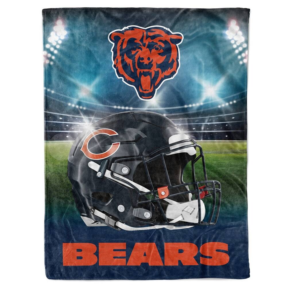 

Одеяло для освещения стадиона Chicago Bears размером 60 x 80 дюймов, цвет Brs Multi