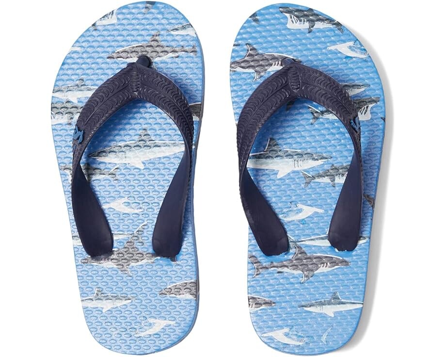

Сандалии Joules Flip-Flop, цвет Blue Sharks