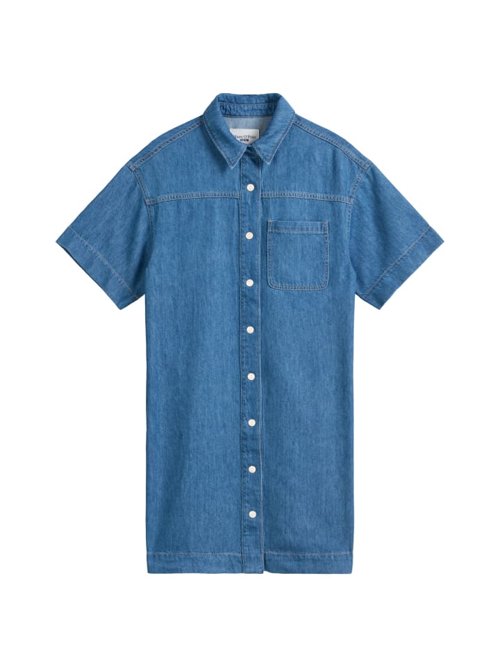 

Marc O'Polo DENIM Свободное джинсовое платье бирюзового цвета