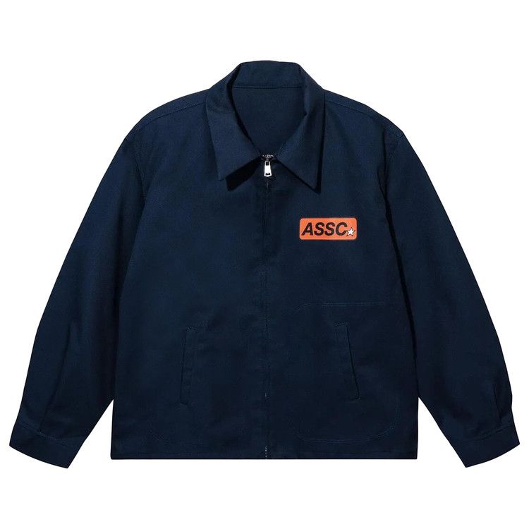 

Куртка Anti Social Social Club Lightweight Mechanic Work Jacket, Navy