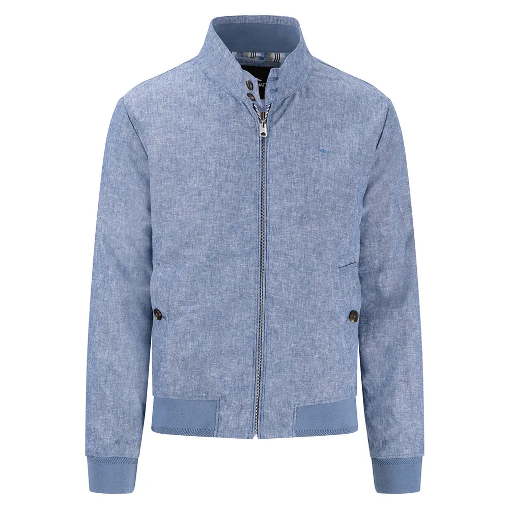 

Куртка Fynch Hatton Linen Melange Harrington, синий