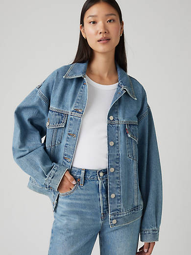 

Куртка в стиле 90-х Levi's, цвет Switch Stitch Trucker - Medium Wash