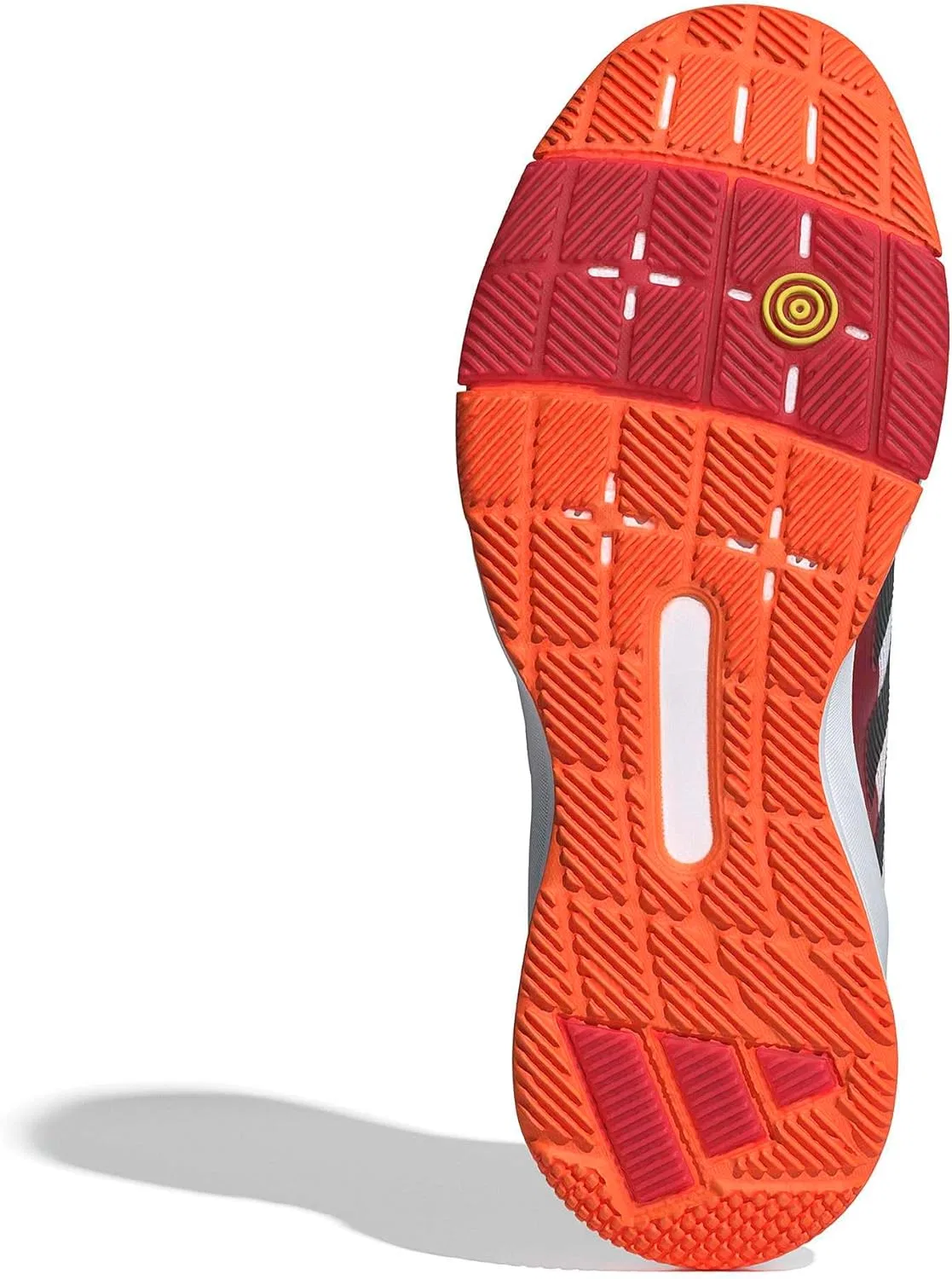 Мужские кроссовки для падела Adidas Crazyquick, Cloud White Core Black Lucid Orange — фото 3