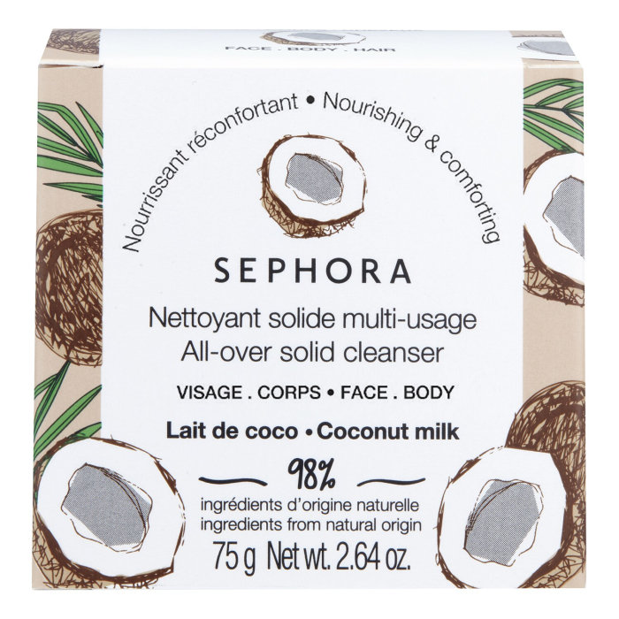 

Натуральное мыло в кубике Coconut Milk Sephora Collection 75 г