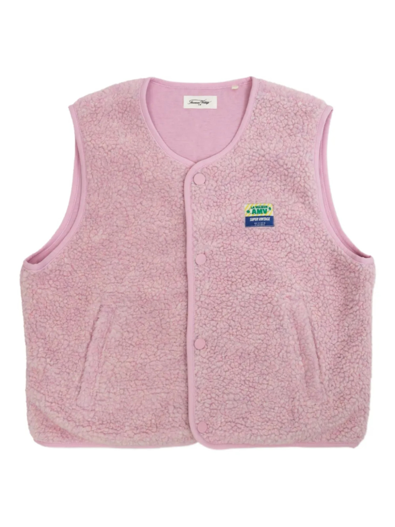 

Жилет из флиса American Vintage Kids, розовый