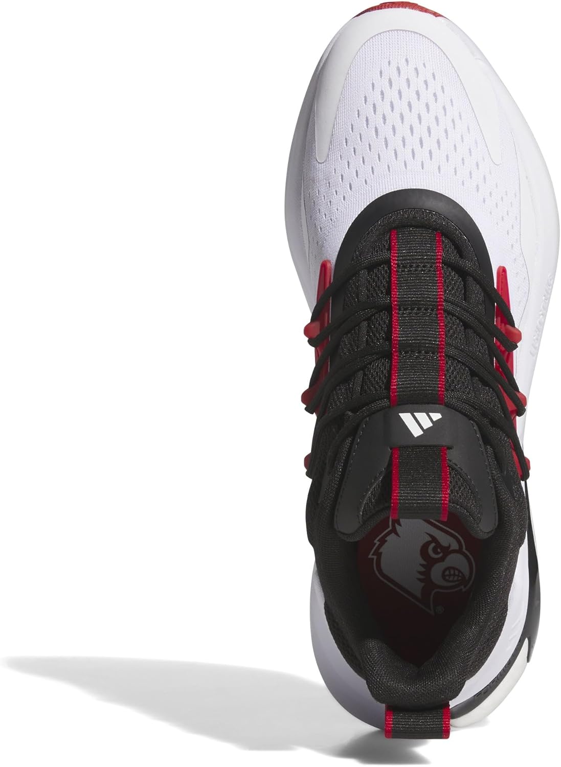 Кроссовки Adidas Унисекс-взрослые NCAA 25/26 Team Alphaboost V2, белый/черный/красный — фото 3