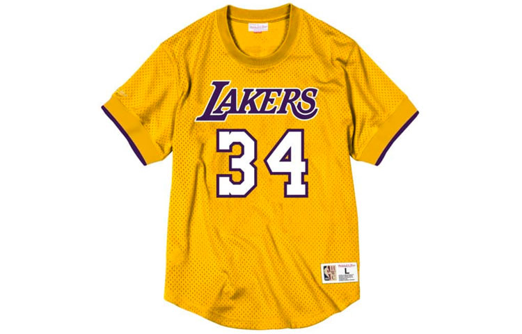 

Майка Mitchell & Ness NBA N&N 'Lakers 2004 Shaquille O'Neal' Mitchell Ness, желтая