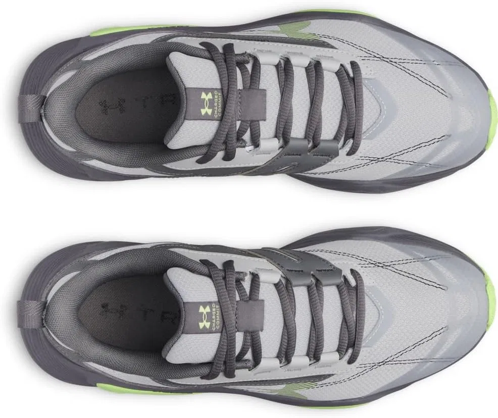 Мужские кроссовки Under Armour UA Charged Commit Tr 5, Mod Gray Castlerock Lumos Lime — фото 4