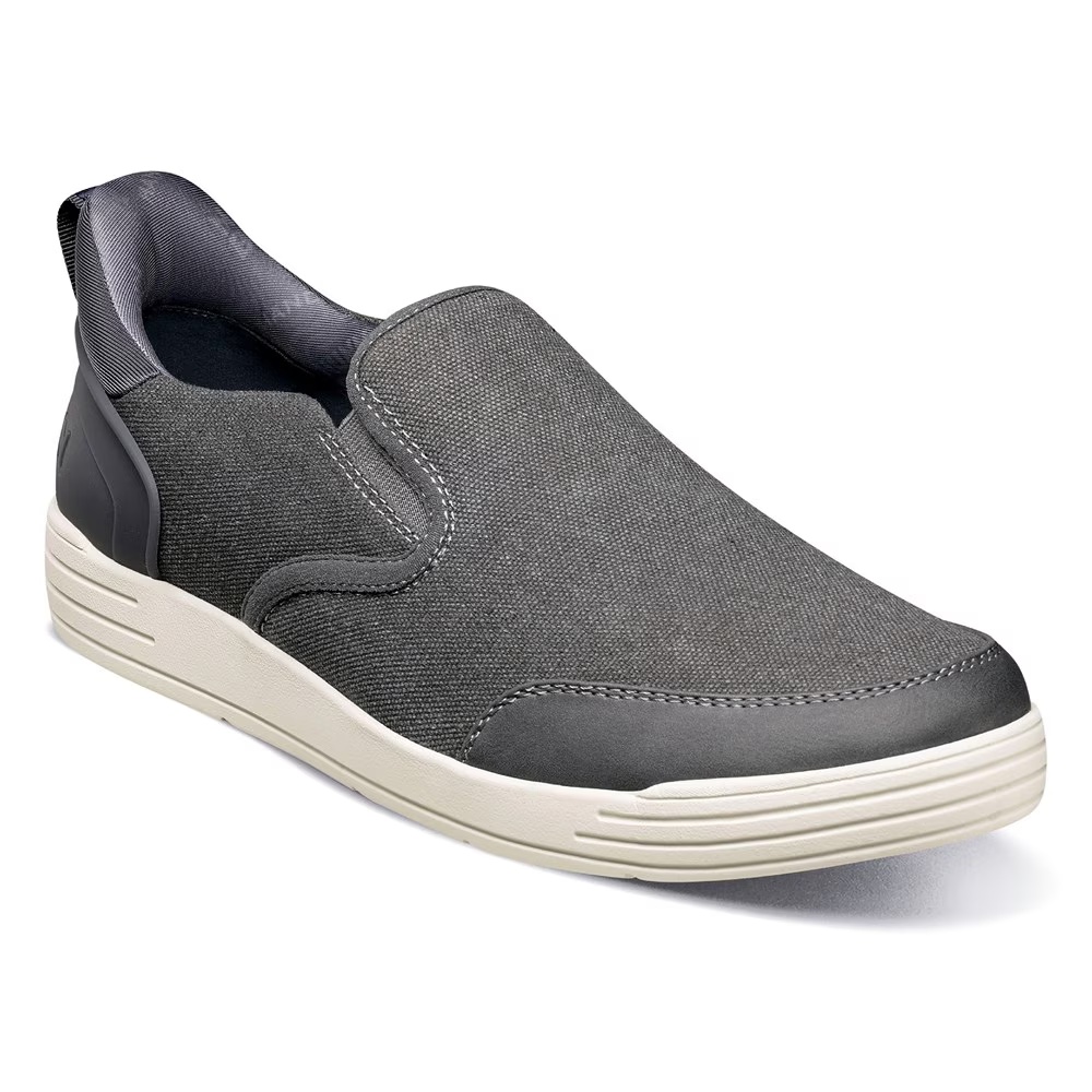 

Кроссовки Kore City Walk EZ Canvas Moc Toe Slip On Nunn Bush, цвет cement