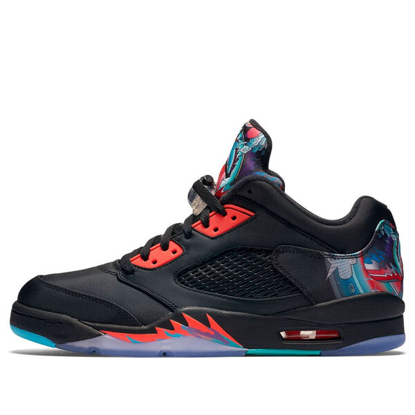 

Кроссовки 5 retro low 'chinese new year 2016' Air Jordan, черный