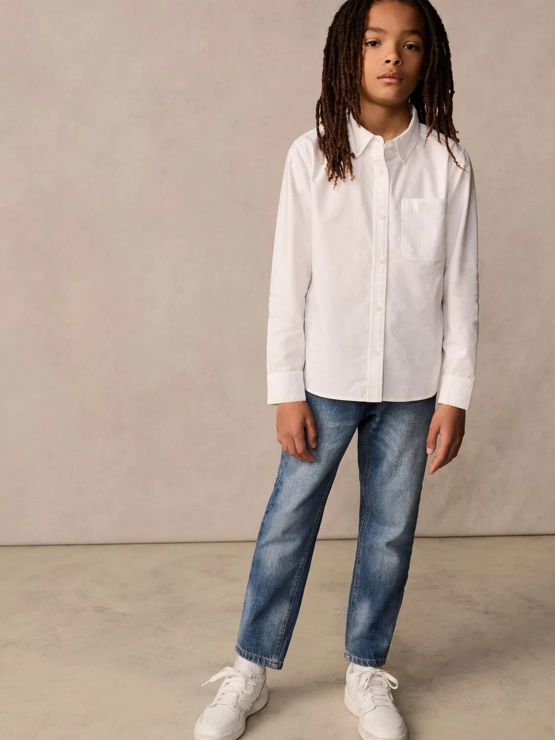 Рубашка на пуговицах стандартного кроя Superdry & Co, White — фото 3