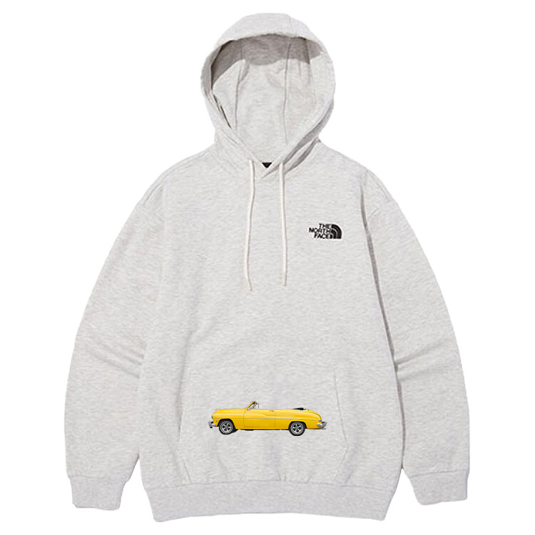 

Толстовка мужская светло-серая The North Face, серый