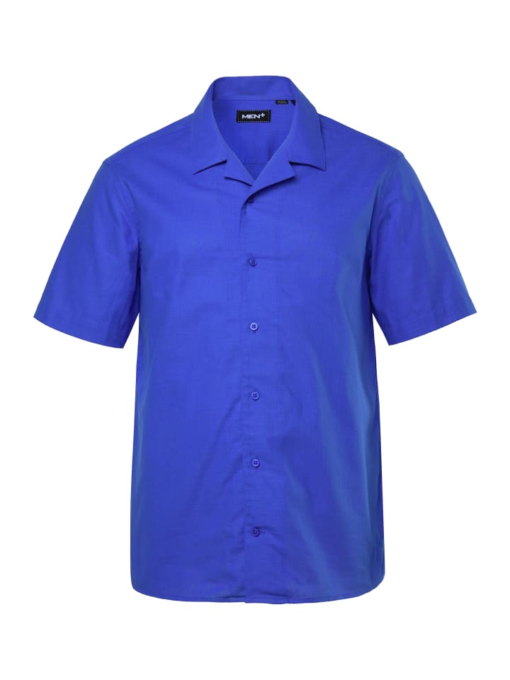 

Men Plus Рубашка лазурно-синего цвета