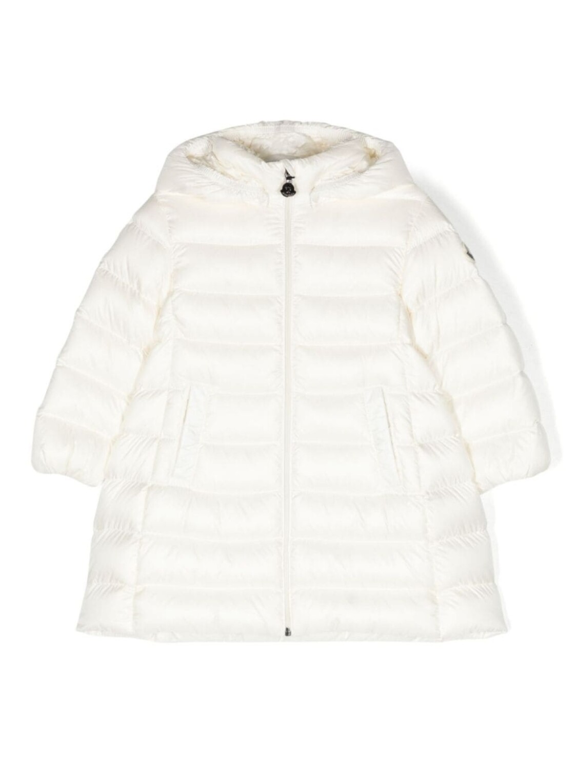 

Moncler Enfant пуховик Majeure с капюшоном, белый