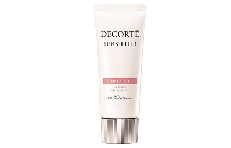 DECORTE Крем-праймер для сияния и увлажнения с SPF50+/PA++++, #02 Beige