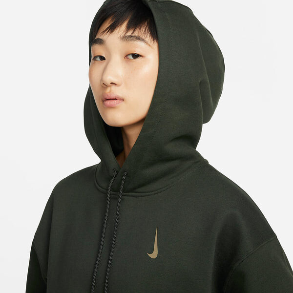 Толстовка Nike x Billie Eilish Fleece Hoodie 'Sequoia Mushroom', зеленый — фото 4