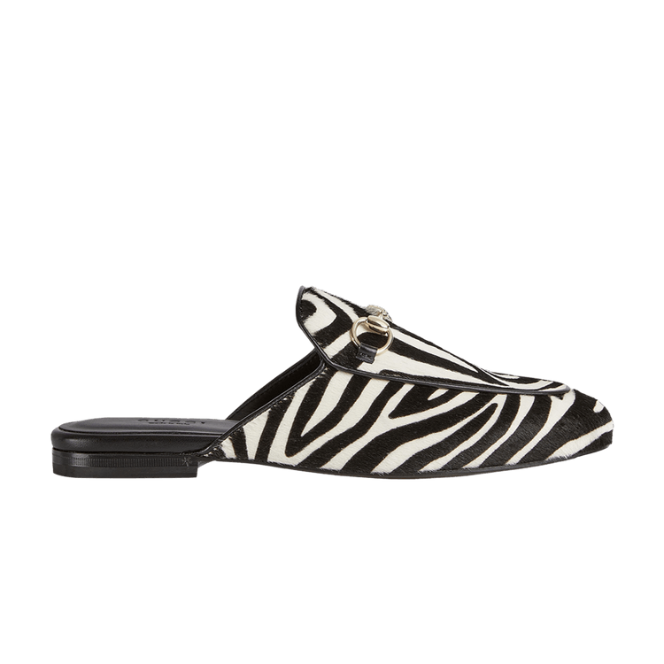 Кроссовки Gucci Wmns Princetown Slipper 'Zebra', черный