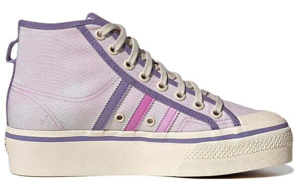 Кроссовки nizza platform mid shoes Adidas, розовый — фото 2