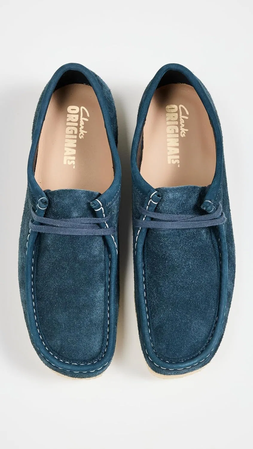 Оксфорды Clarks, Navy/Teal Suede — фото 4