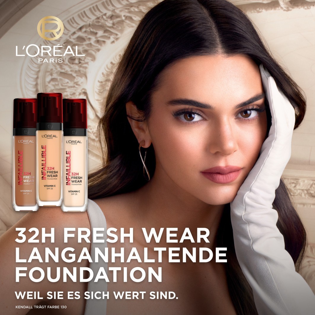 Тональный крем для лица infaillible 32h fresh wear Loreal Paris, 235 - honey, объем 30 мл — фото 2
