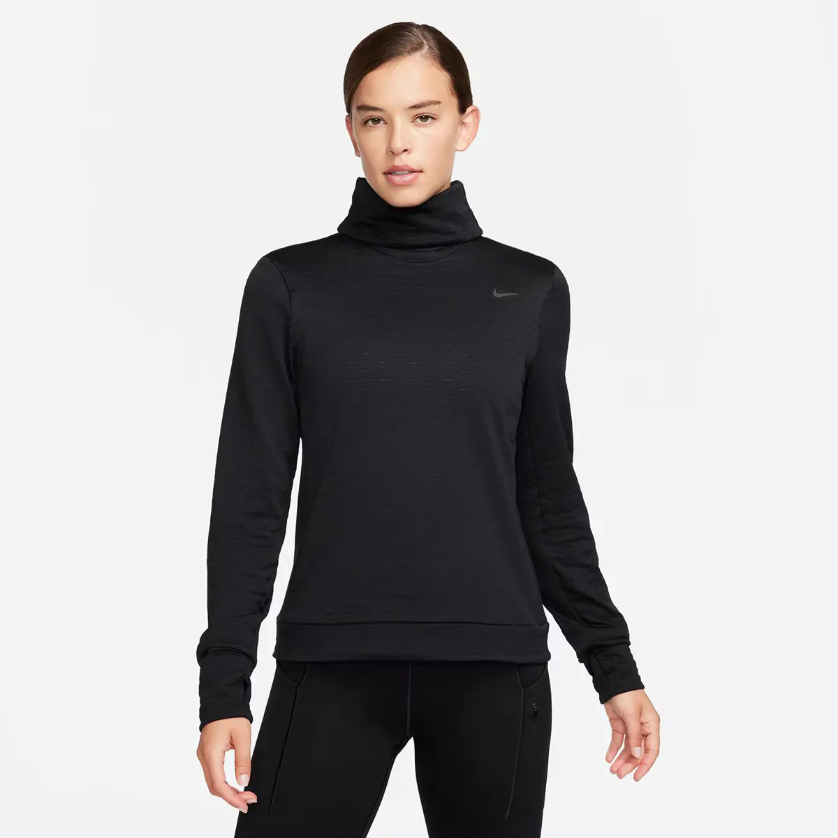 

Женская футболка Therma-FIT Element Swift Nike, чёрный