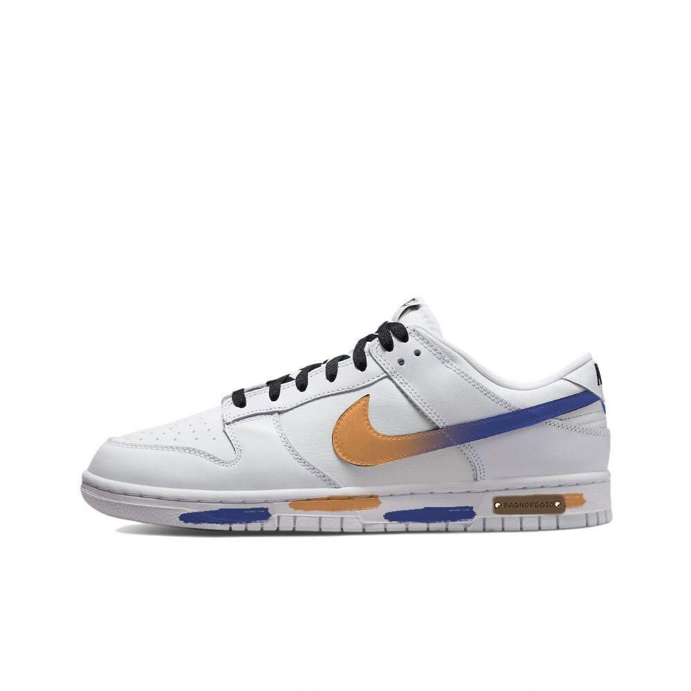 

Кроссовки Nike Dunk Skateboarding Shoes Men Low-top Blue/Orange, голубой, Синий, Кроссовки Nike Dunk Skateboarding Shoes Men Low-top Blue/Orange, голубой