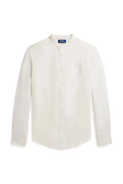 Рубашка из льна Polo Ralph Lauren, белый