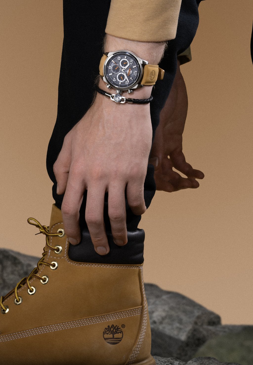 

Часы с хронографом Timberland, черный
