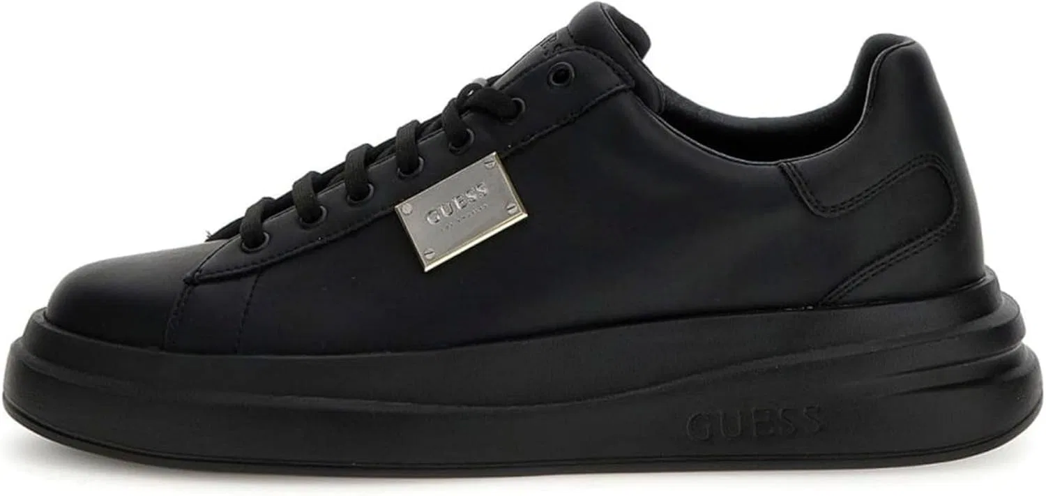 Кроссовки GUESS Scarpe Uomo Elba U25GU10 FMFELBELE12 в цвете Ecopelle Black — фото 3