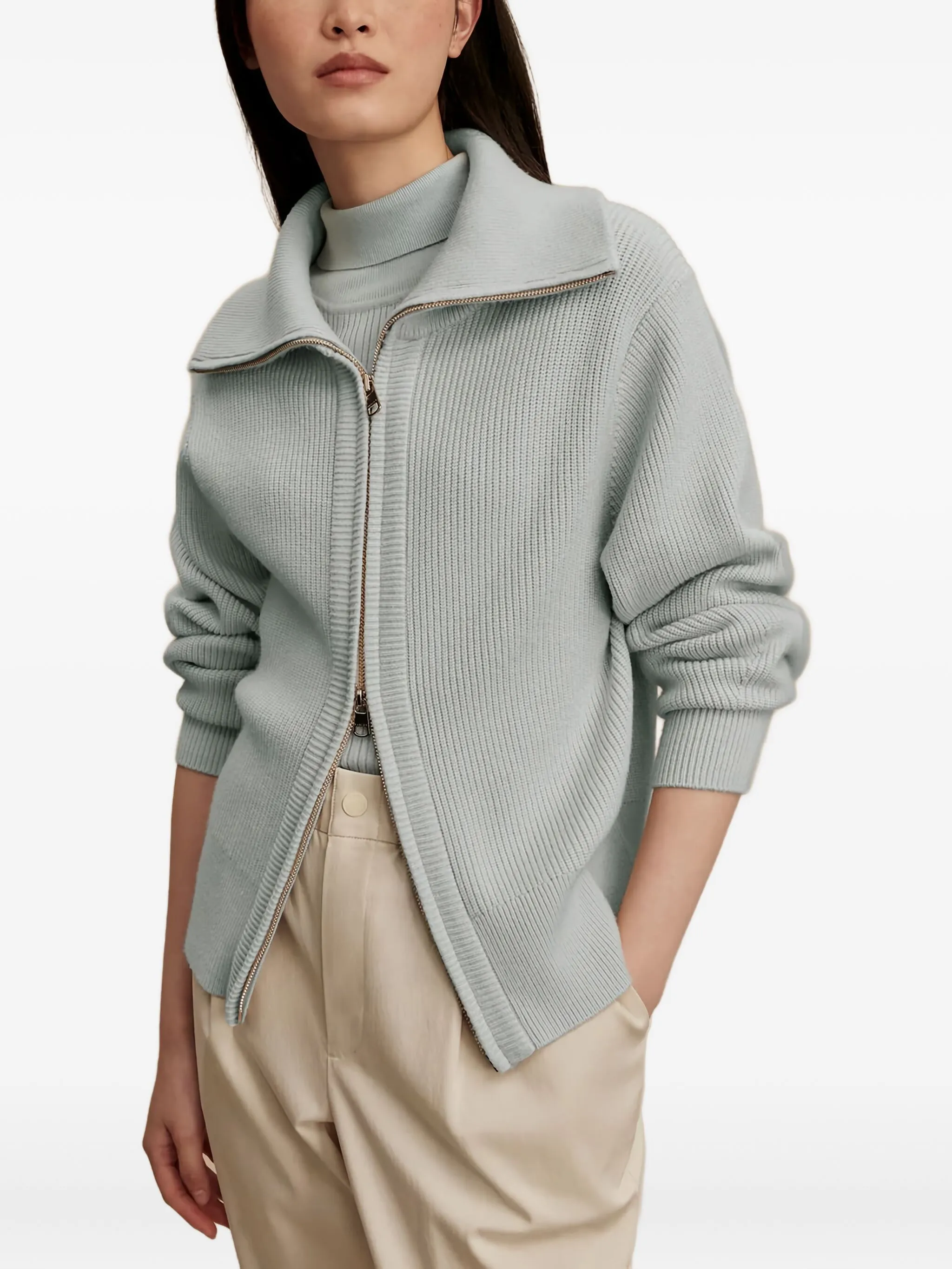 

Куртка в рубчик на молнии Varley, серый