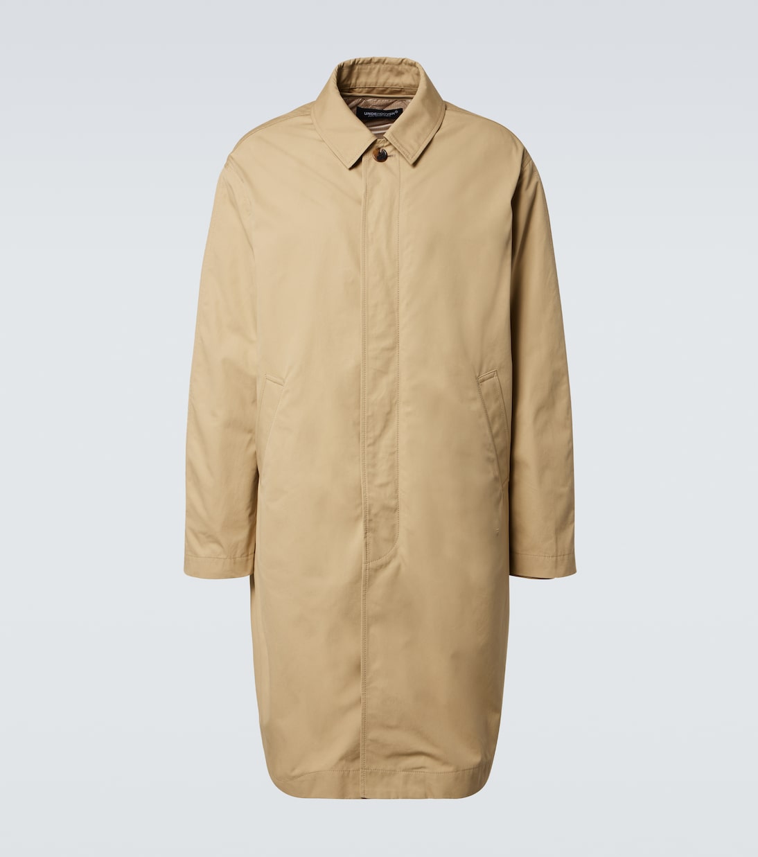 

Пальто из хлопка с принтом Undercover, бежевый