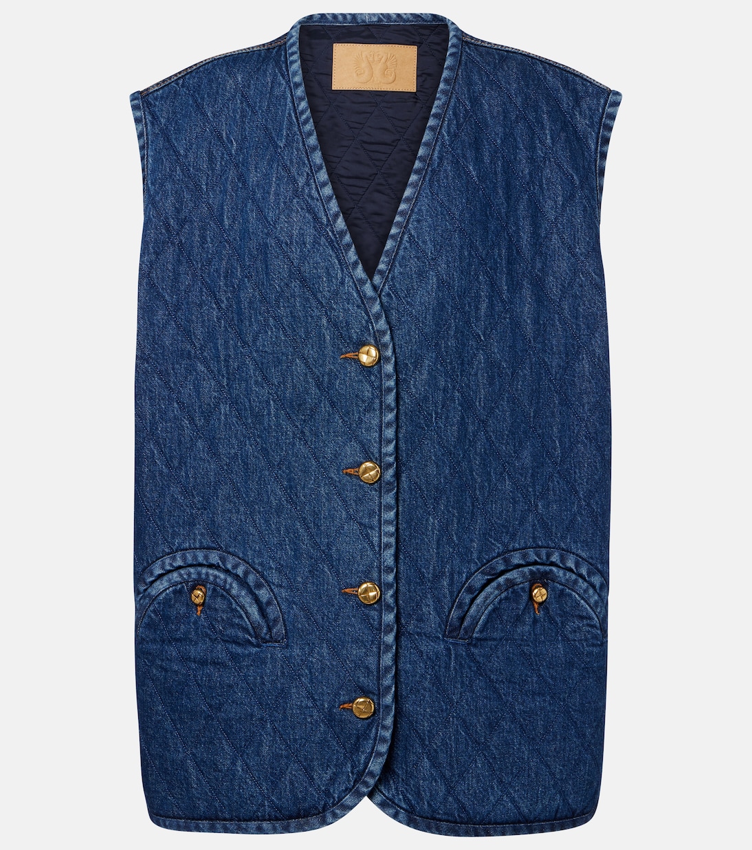 

Верхняя одежда Suffolk стёганая джинсовая жилетка Blazé Milano, Sapphire